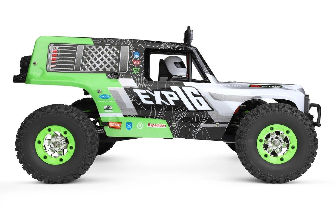 WL 124006 4WD Rock Climber 1/12 RTR Grön - 4