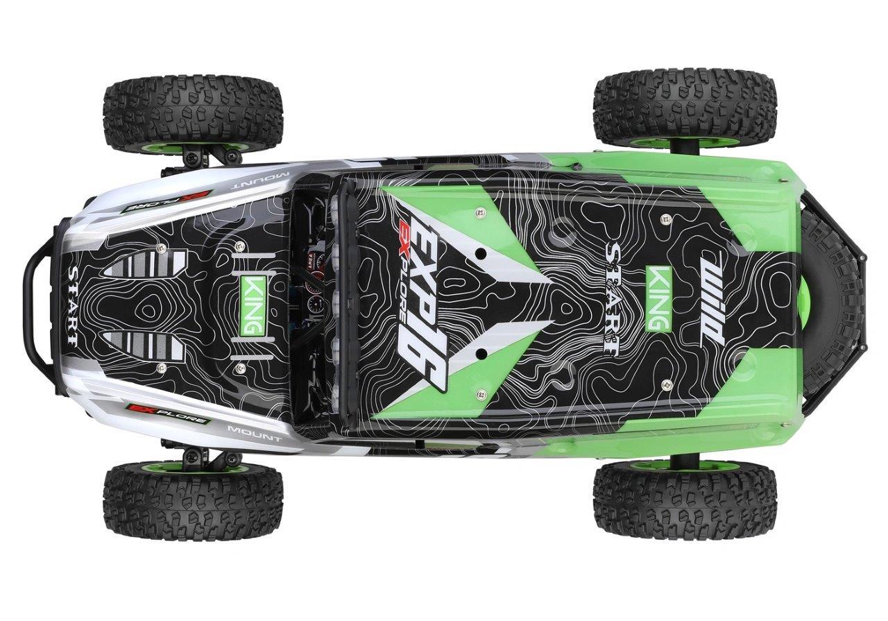 WL 124006 4WD Rock Climber 1/12 RTR Grön - 3