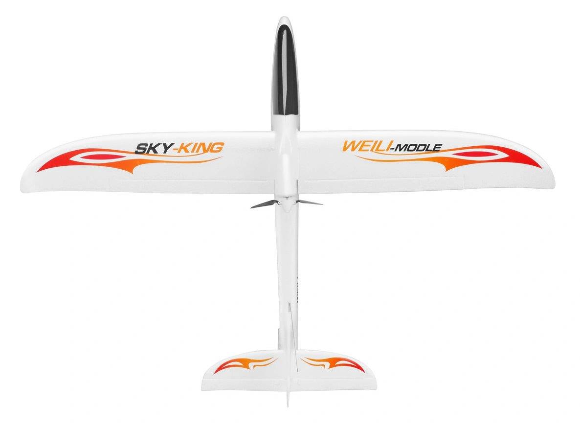 WL F959S Segelflyg 750mm RTF Röd - 4