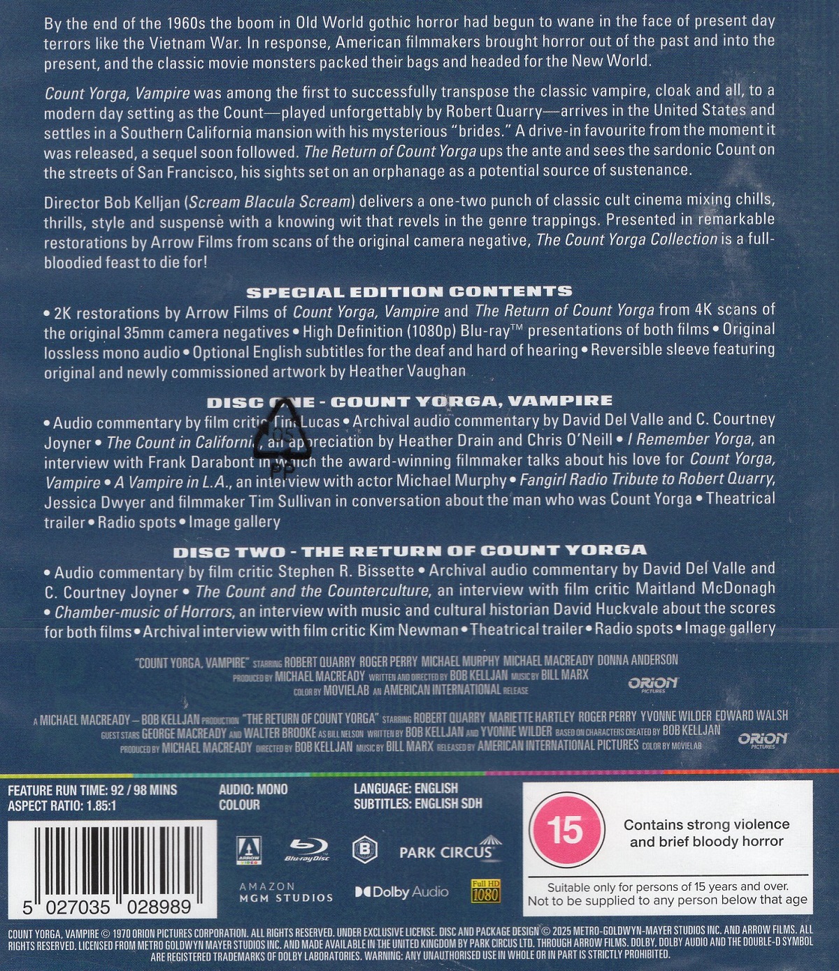 The Count Yorga Collection (ej svensk text) (Blu-ray) - 3