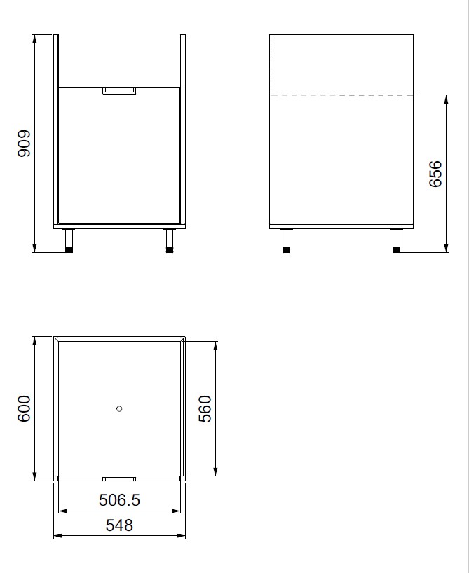 Avfallsmodul - POLY BK - 6