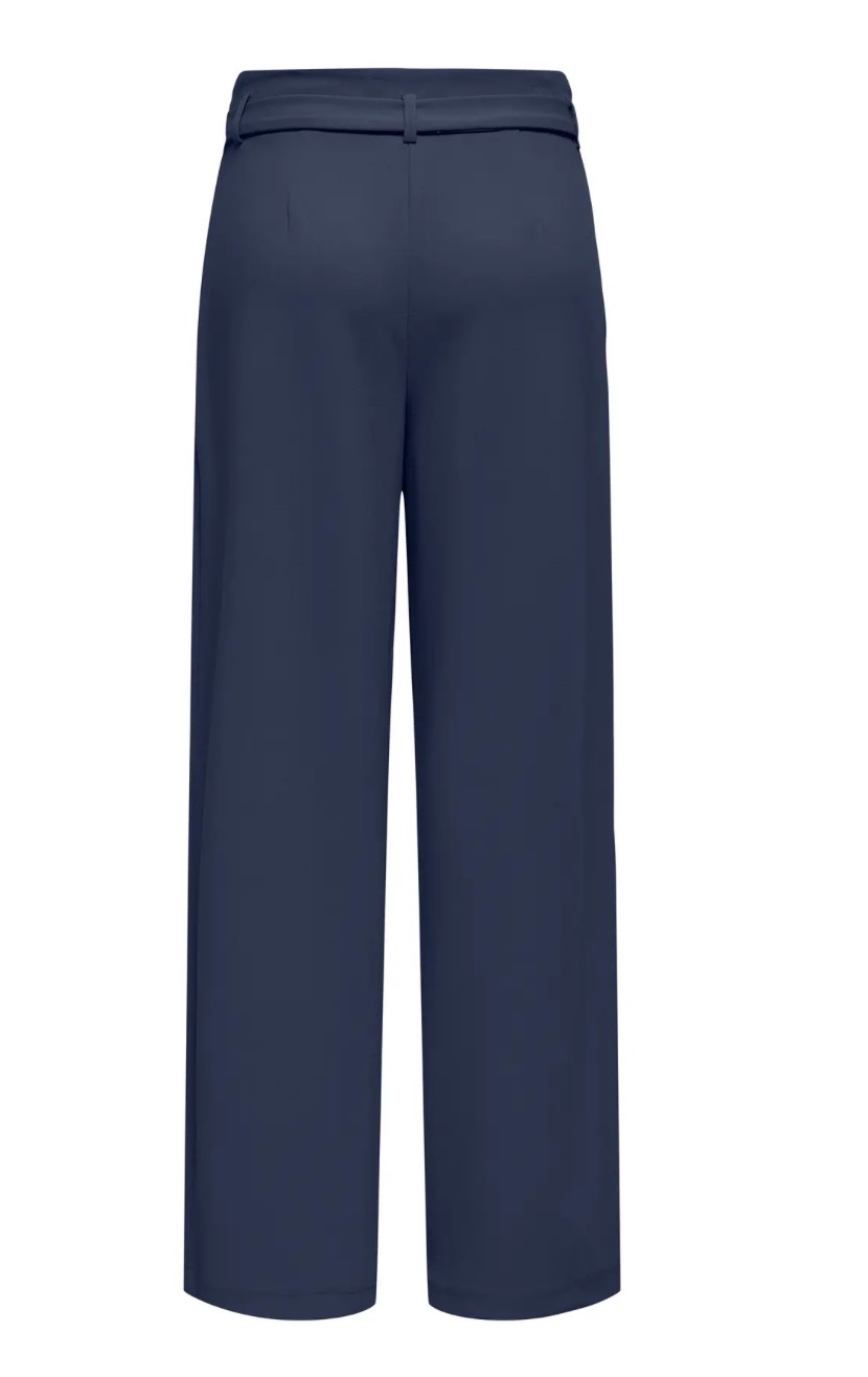 Only Evi Onlevi HW Belt Wide Pants Naval Academy  - 3
