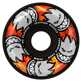 Spitfire F4 OG Classic Team Multiball 99DU 56mm Black Skateboardhjul