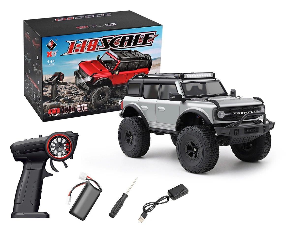 WL 184023 4WD Crawler 1/18 RTR Grå - 6