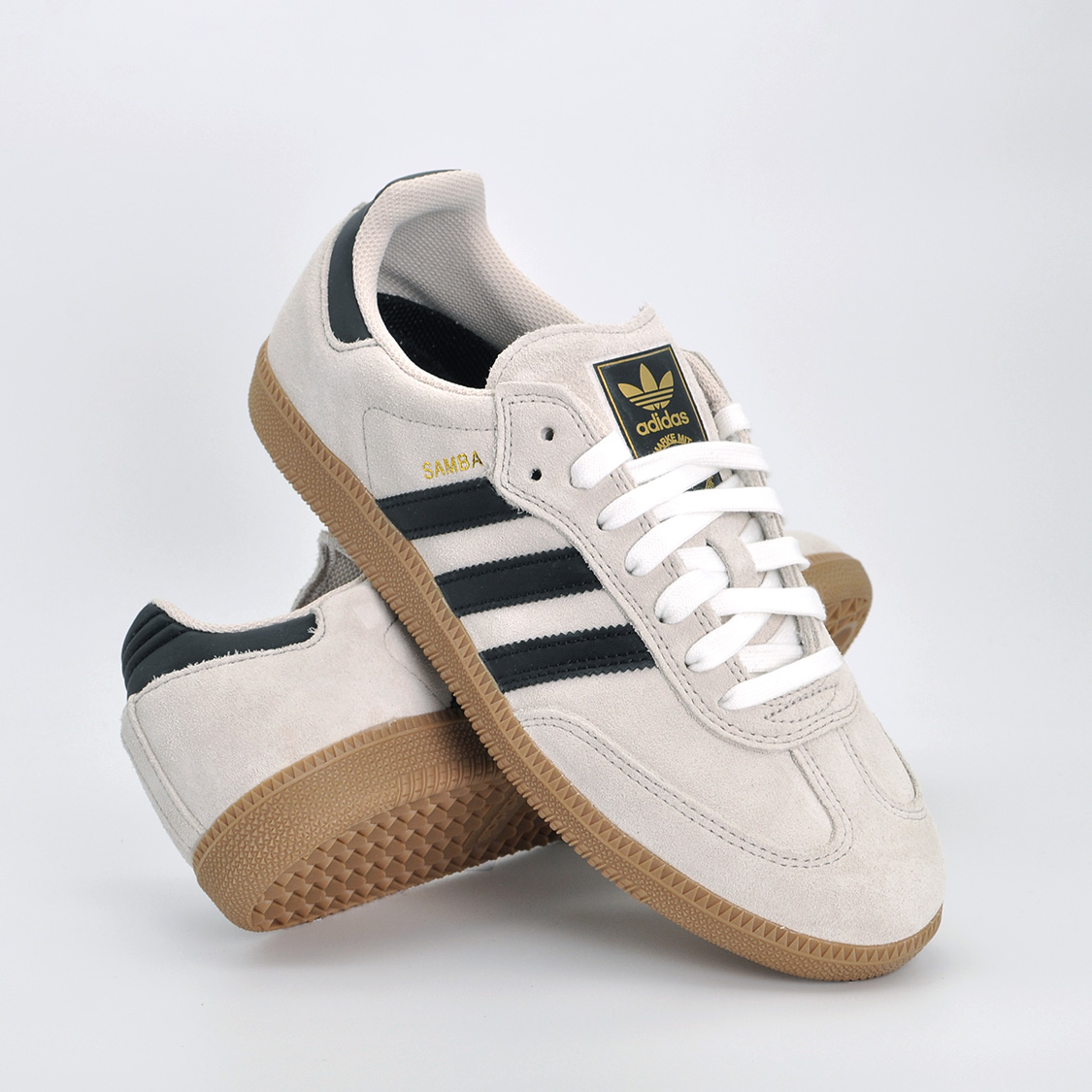 Adidas - Samba ADV Alumina/Core Black/Gum4