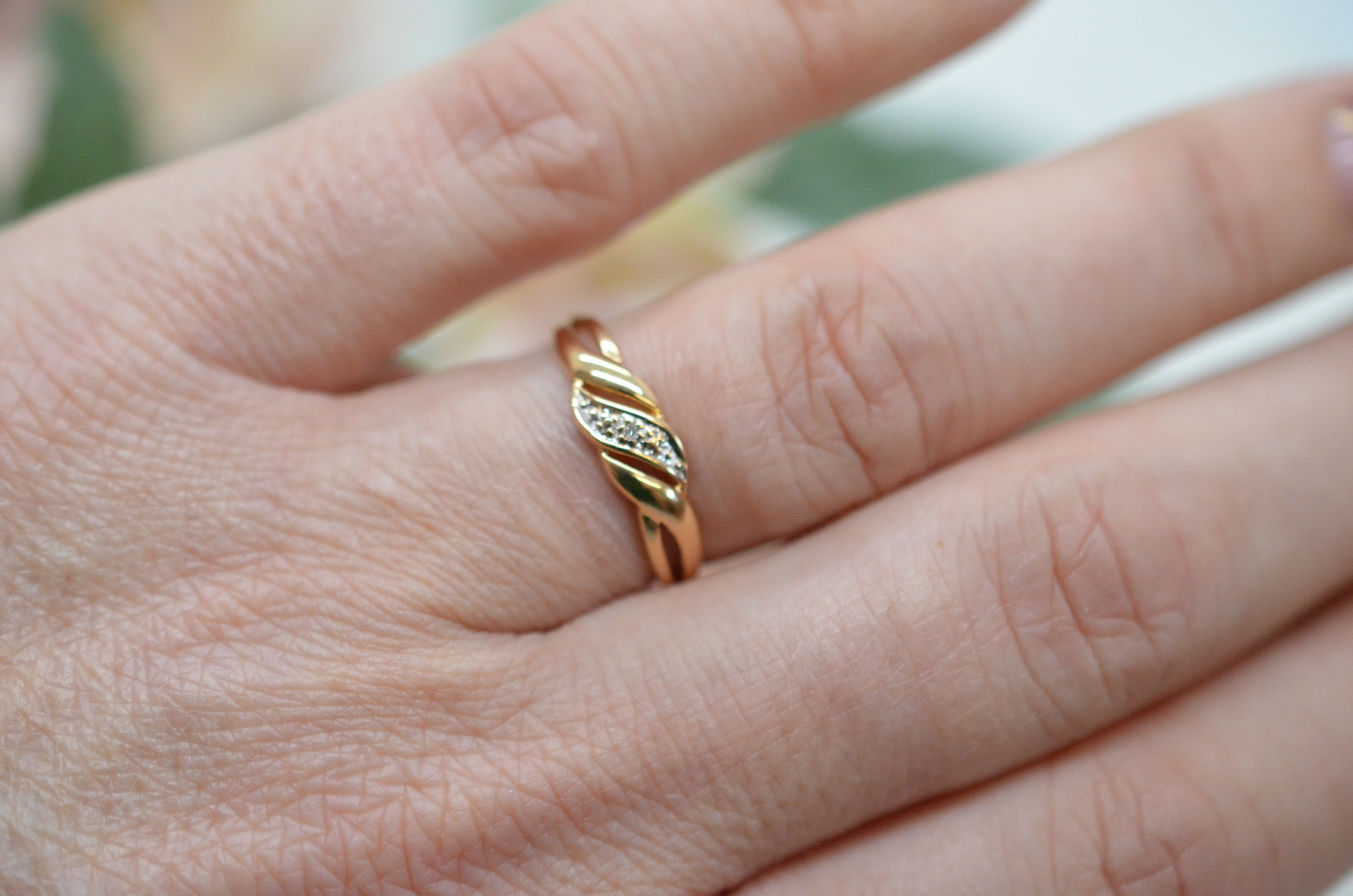 Second Hand 18k diamond ring - 6