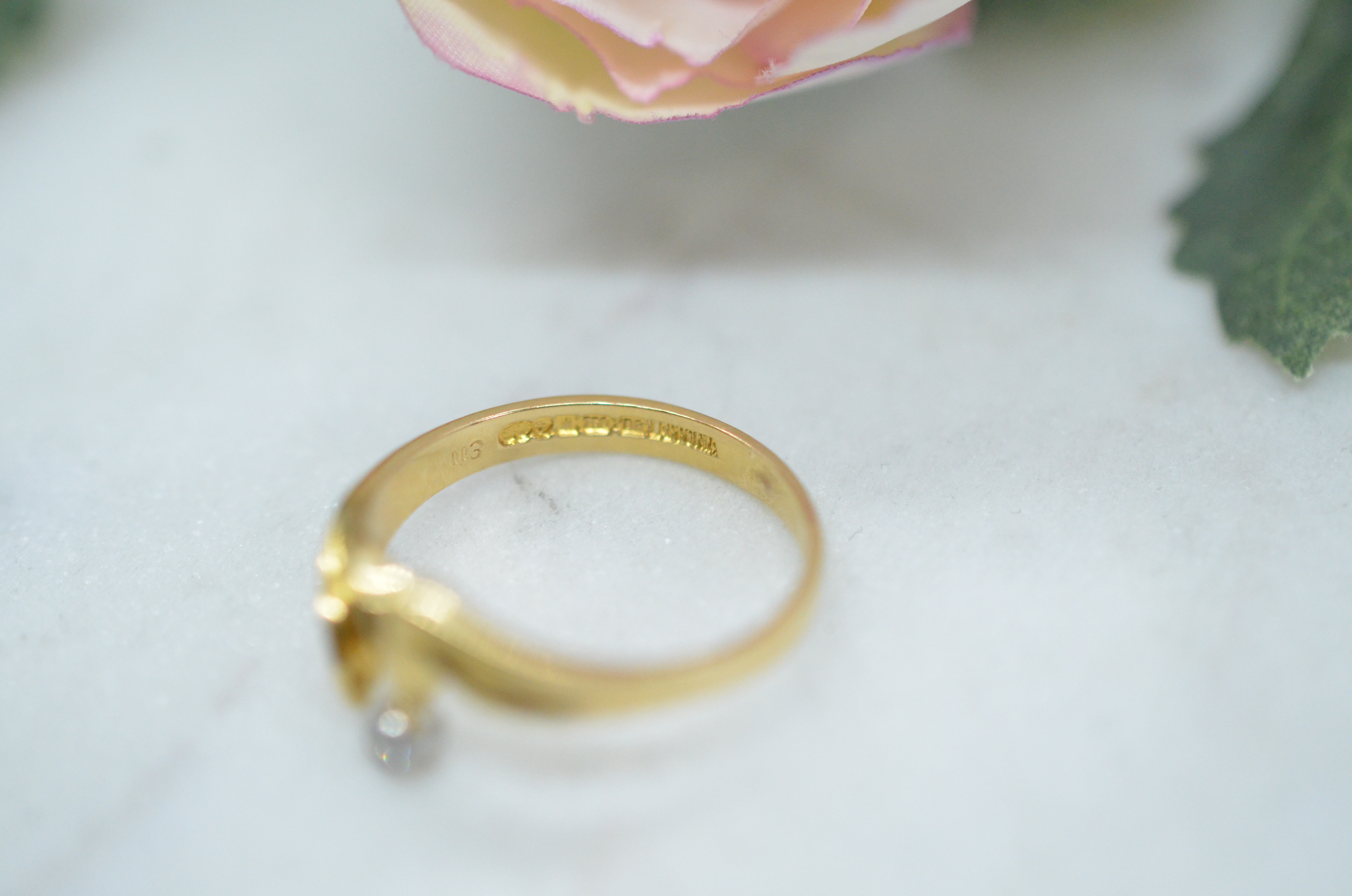Vintage Lapponia 18k diamantring - 6