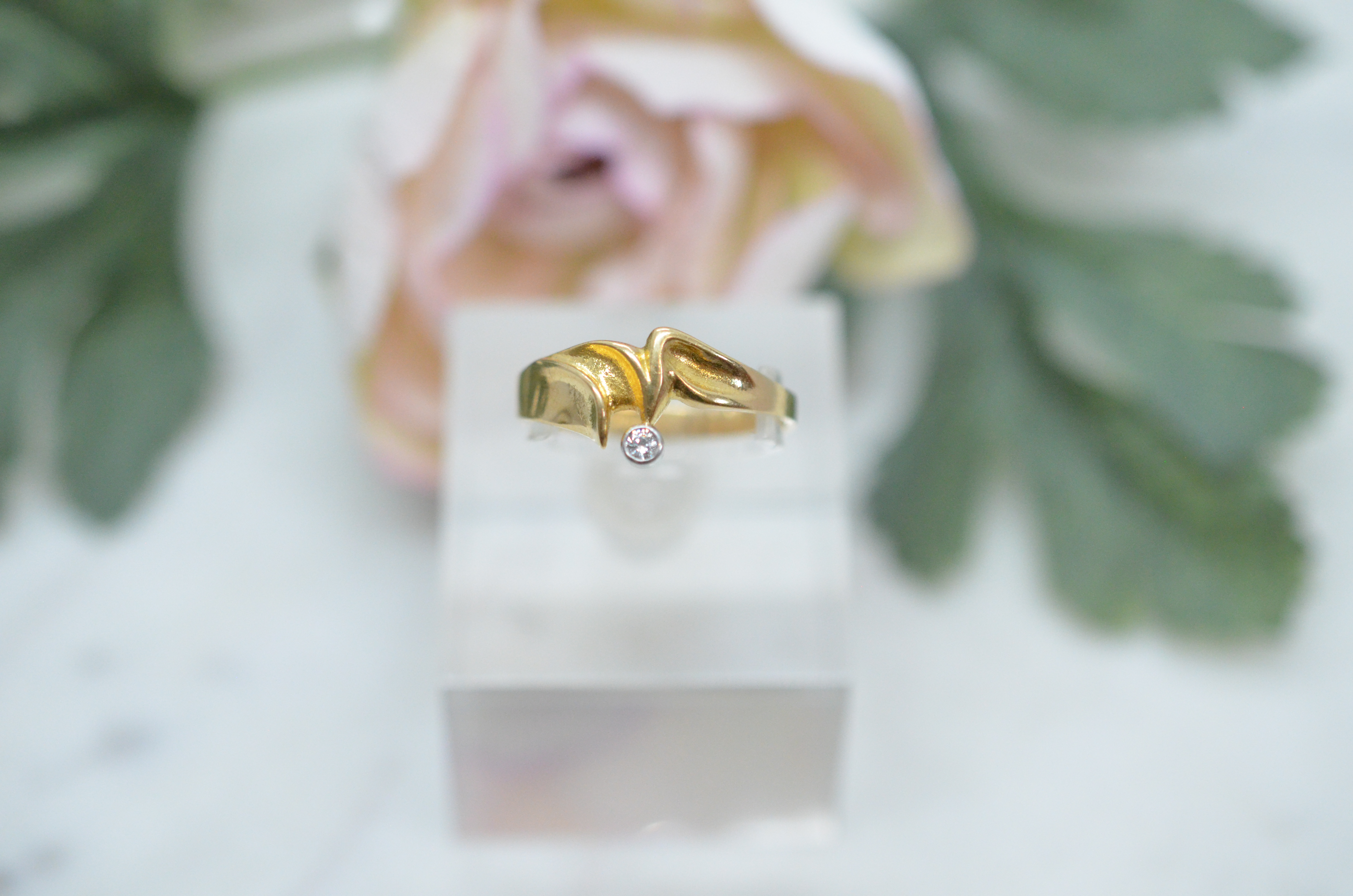 Vintage Lapponia 18k diamantring - 2