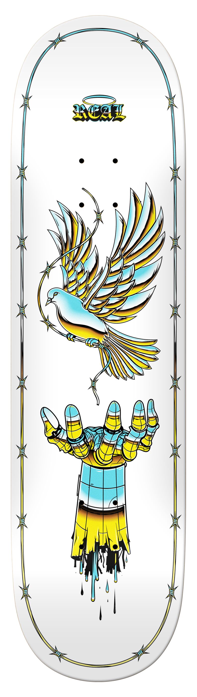 Real Team Synthetic Peace 8.25" Skateboardbräda