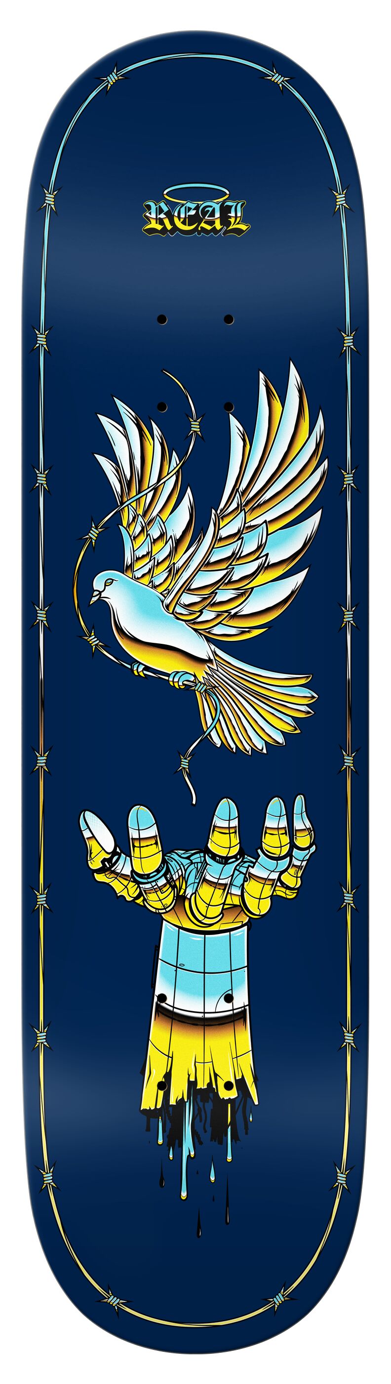 Real Team Synthetic Peace 8.5" Skateboardbräda