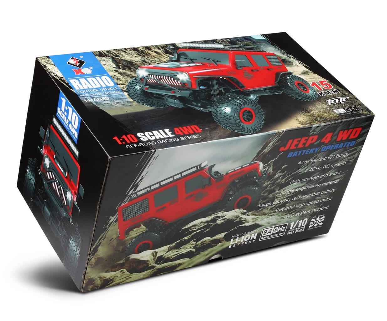 WL 104311 4WD Jeep Crawler 1/10 RTR - 11