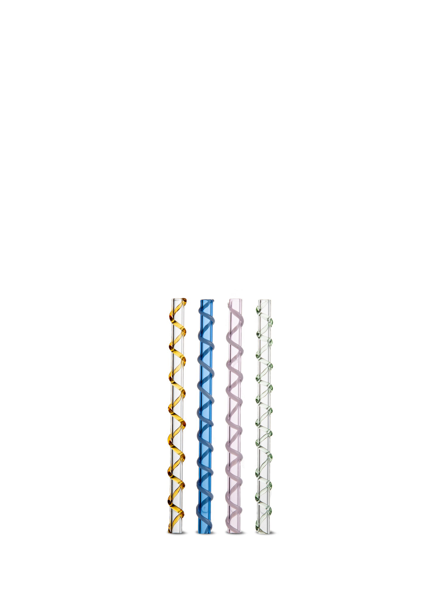 Sugrör i glas, 4 st/set