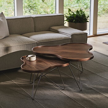 Flower Mono Table 114 cm (Walnut) - Quickship - Swedese