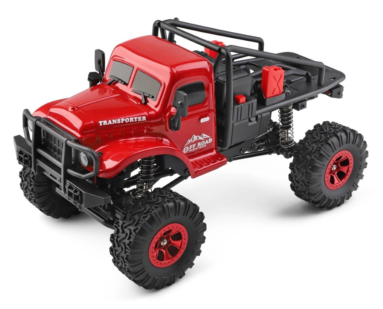 WL 184020 4WD Retro Crawler 1/18 RTR Röd - 8
