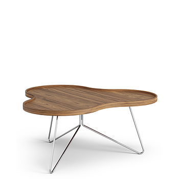 Flower Mono Table 66 cm (Walnut) - Quickship - Swedese