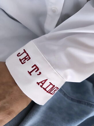 Shirt- Je T´aime - white