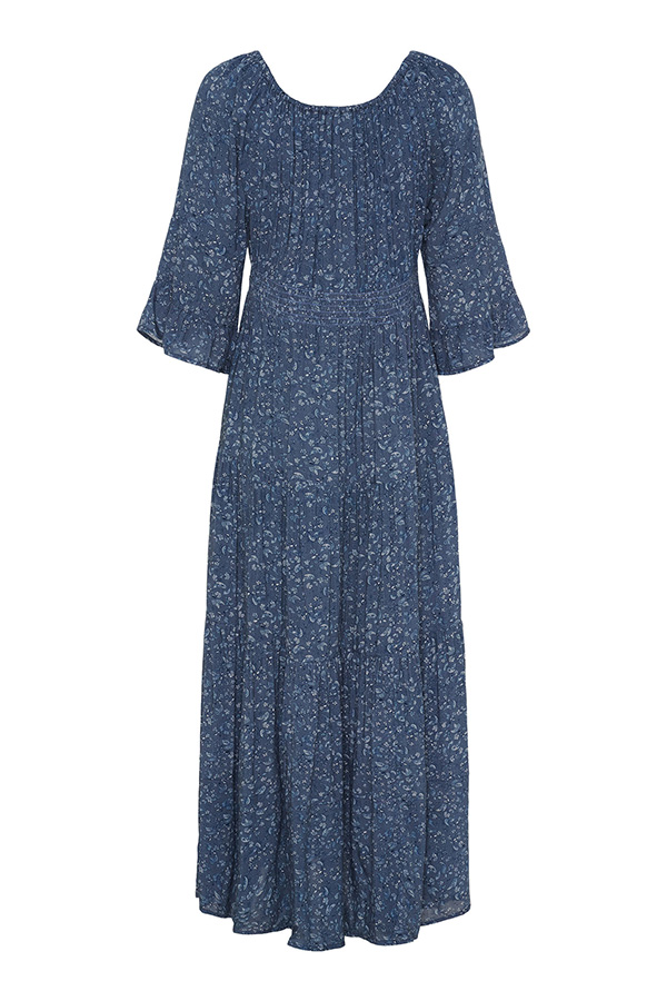 Isay - Chantel Dress Blue Flower - 6