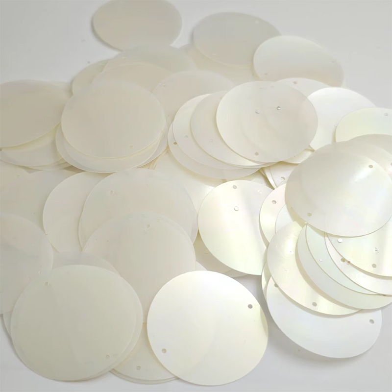 PALJETTER | Runda 50 mm - Cream White
