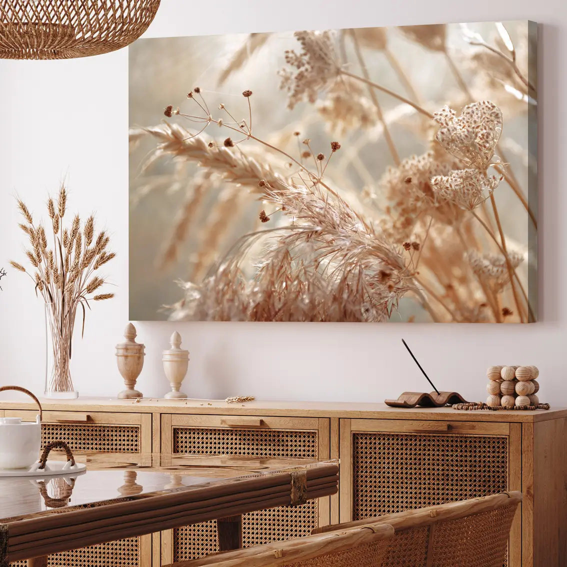 Obraz na płótnie - Pampas Grass Close Up
