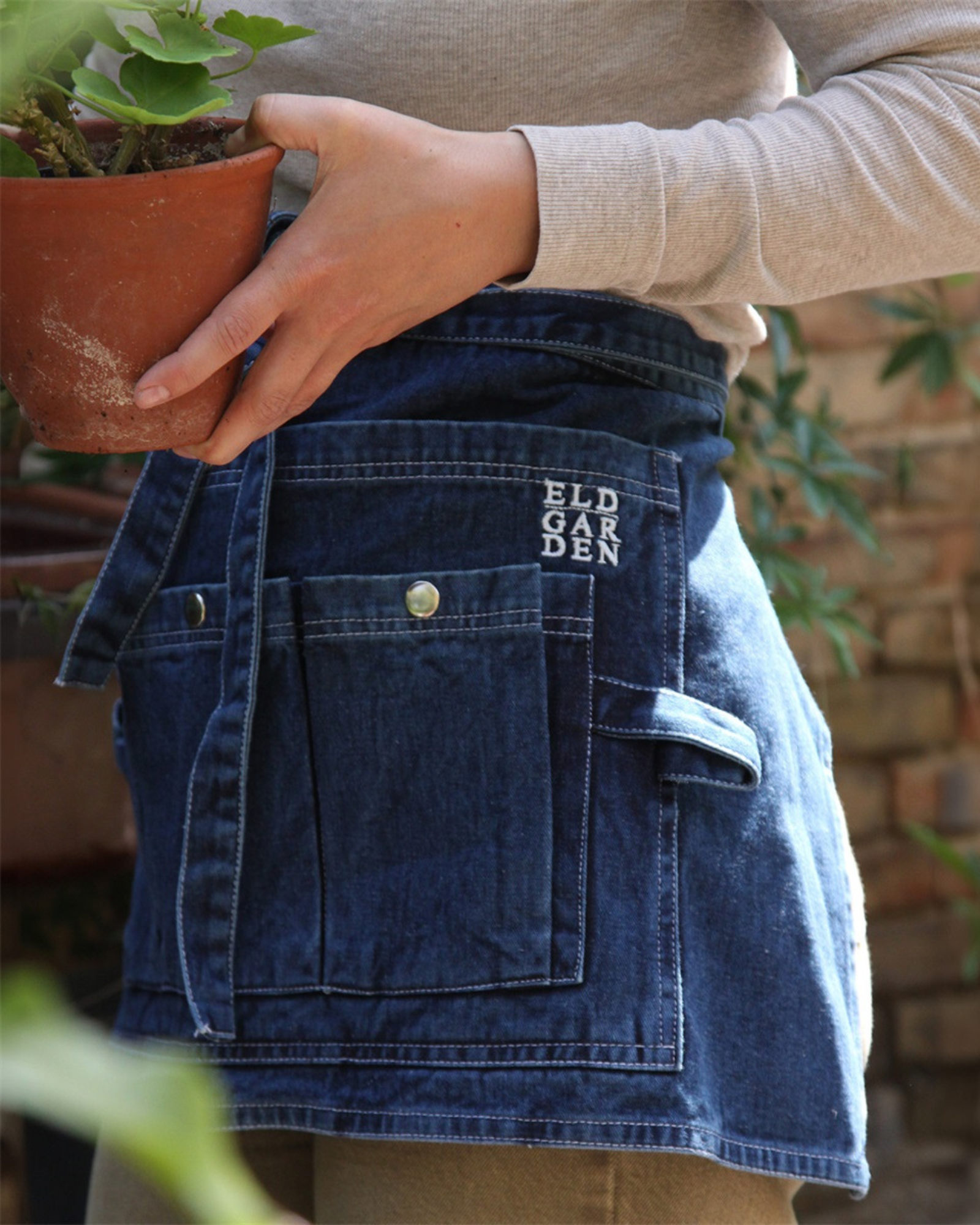 Waist apron denim - Eldgarden