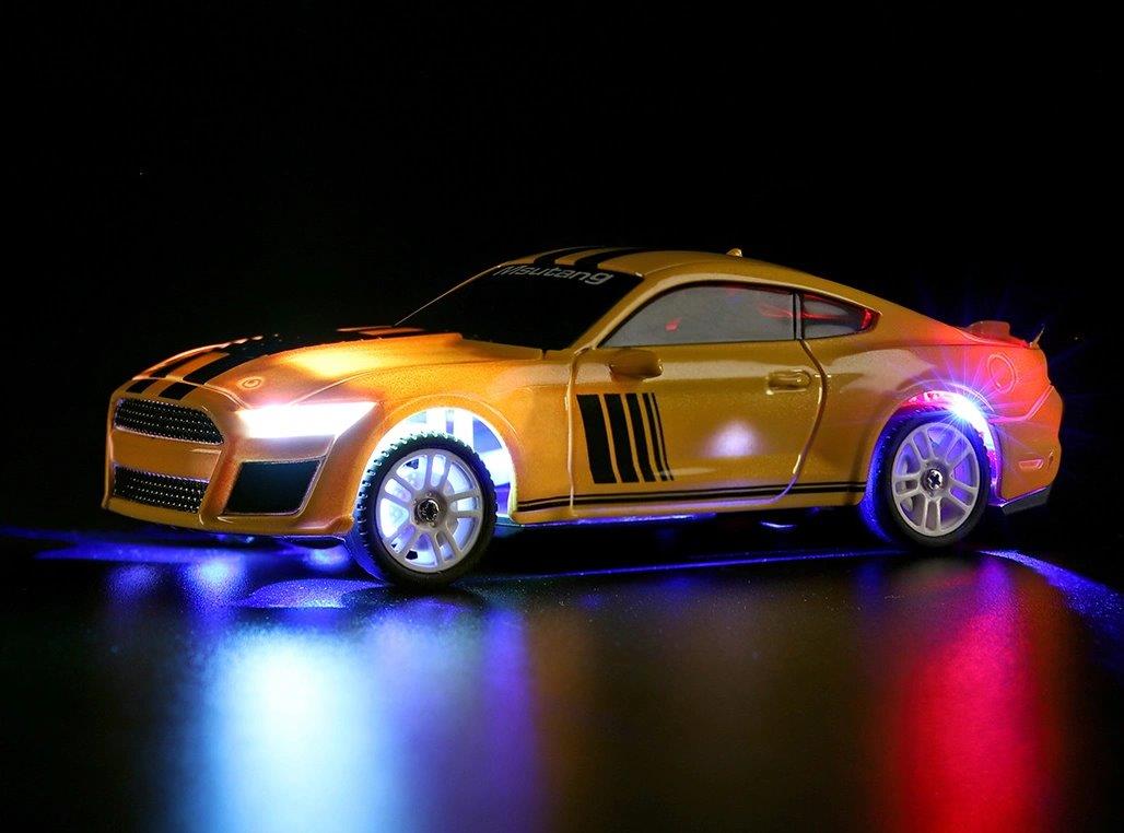 WL K4308 4WD Drift Car 1/43 RTR Gul - 9