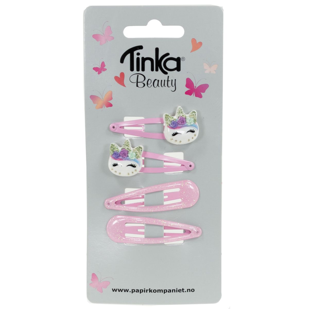 Hårclips Enhörning, 4 st – Tinka