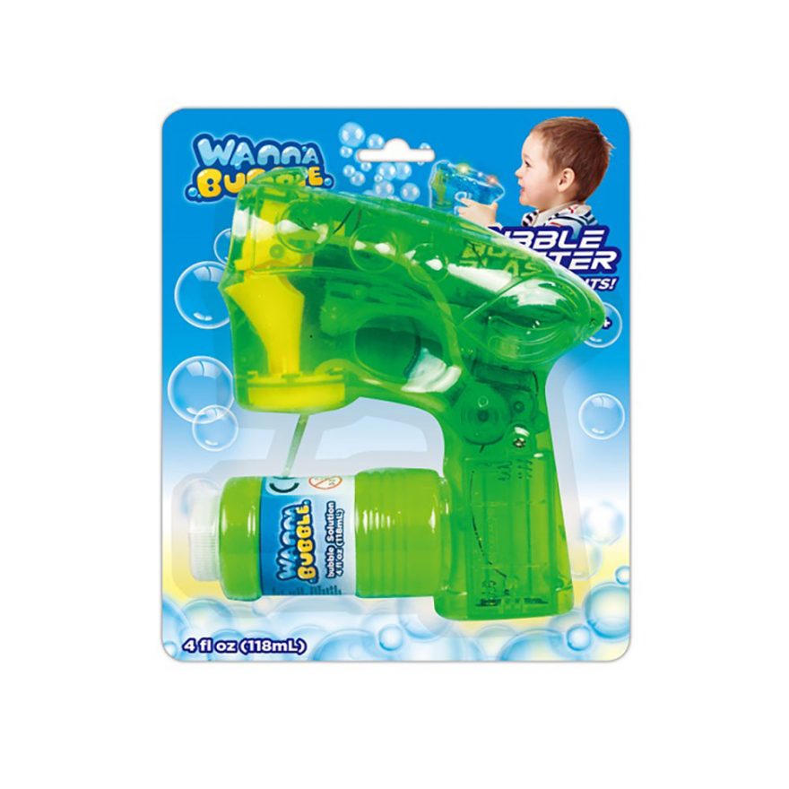 Såpbubblemaskin Pistol med Ljus