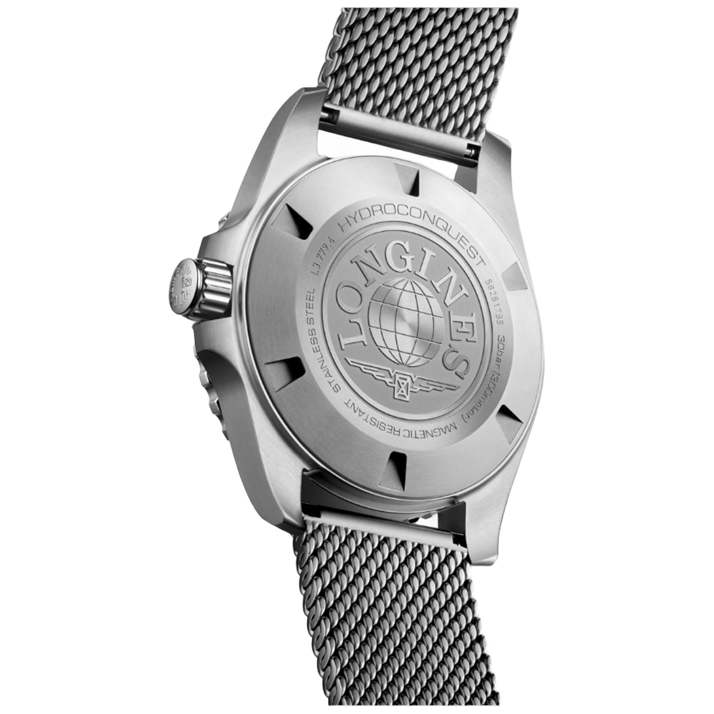L3.779.4.70.6 Longines Hydroconquest 39 grå och svart