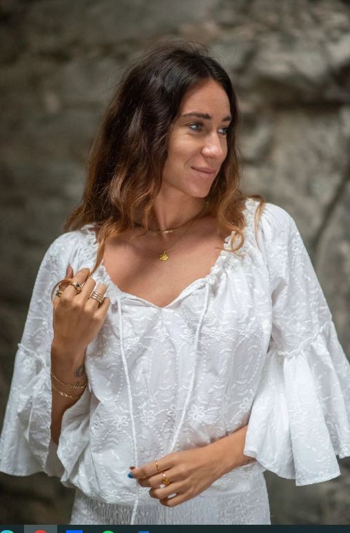 Coconut Milk Sabrina Top