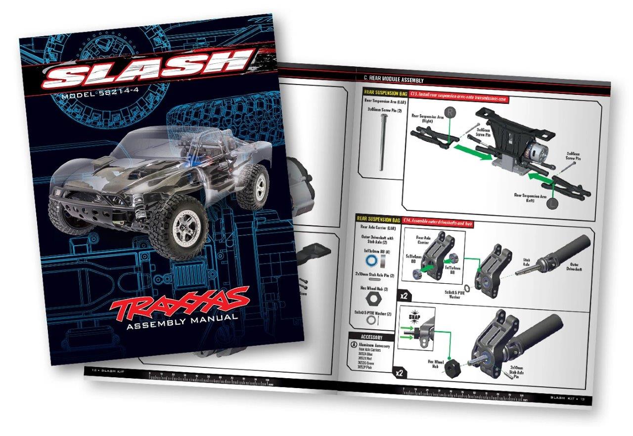 Traxxas Slash 2WD 1/10 Byggsats med Elektronik XL-5 utan Batt/ Laddare - 12