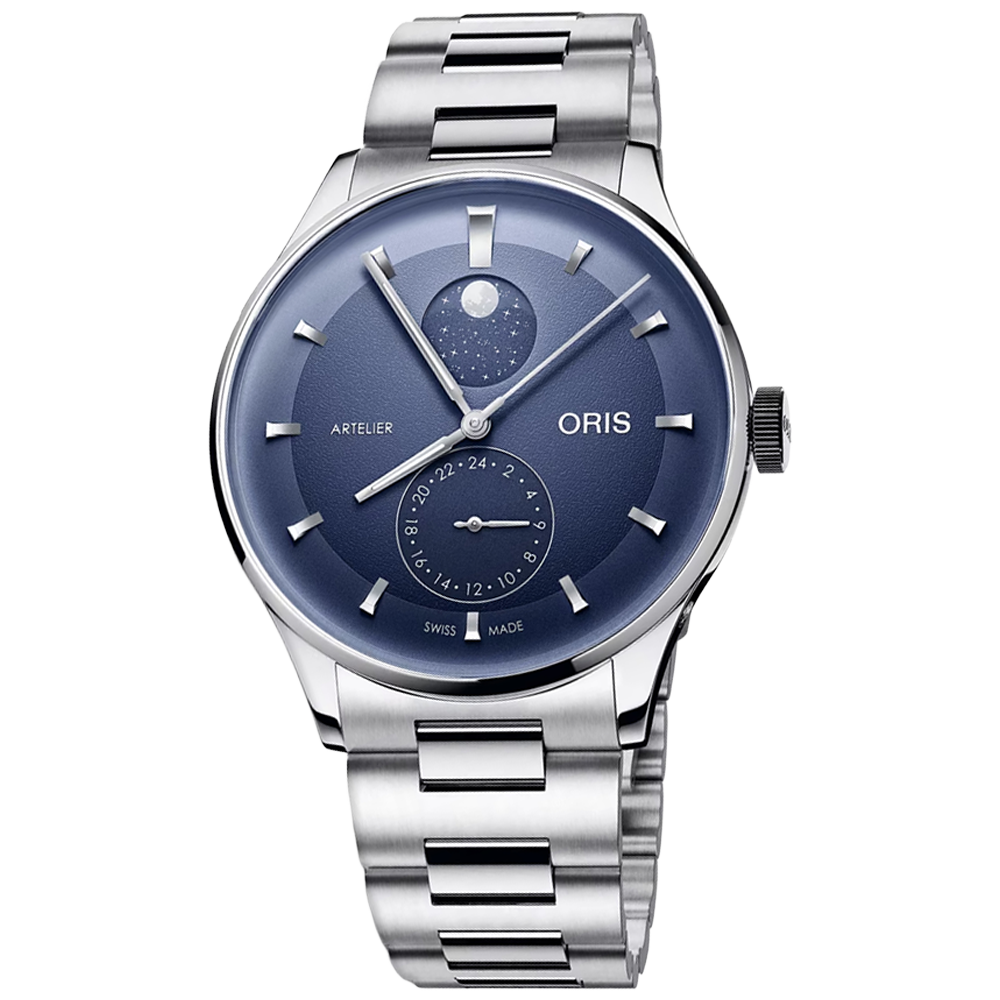 01 782 7811 4055-07 8 20 20 Oris Artelier Complication 39,5 blå