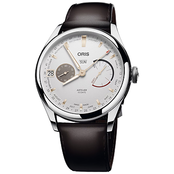 Oris Artelier Calibre 113, 43 vit med läderband