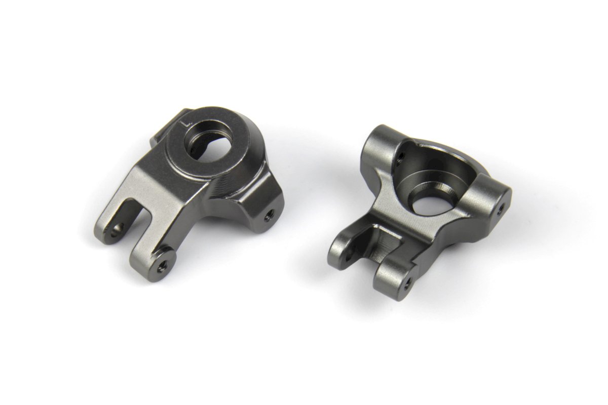 HPI HP161416 Aluminum Steering Spindle (Gunmetal/Left/Right)