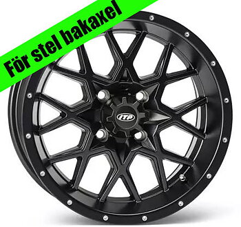 ITP Hurricane 14x7 fälg 4/110 – Bakfälg för Stel bakaxel