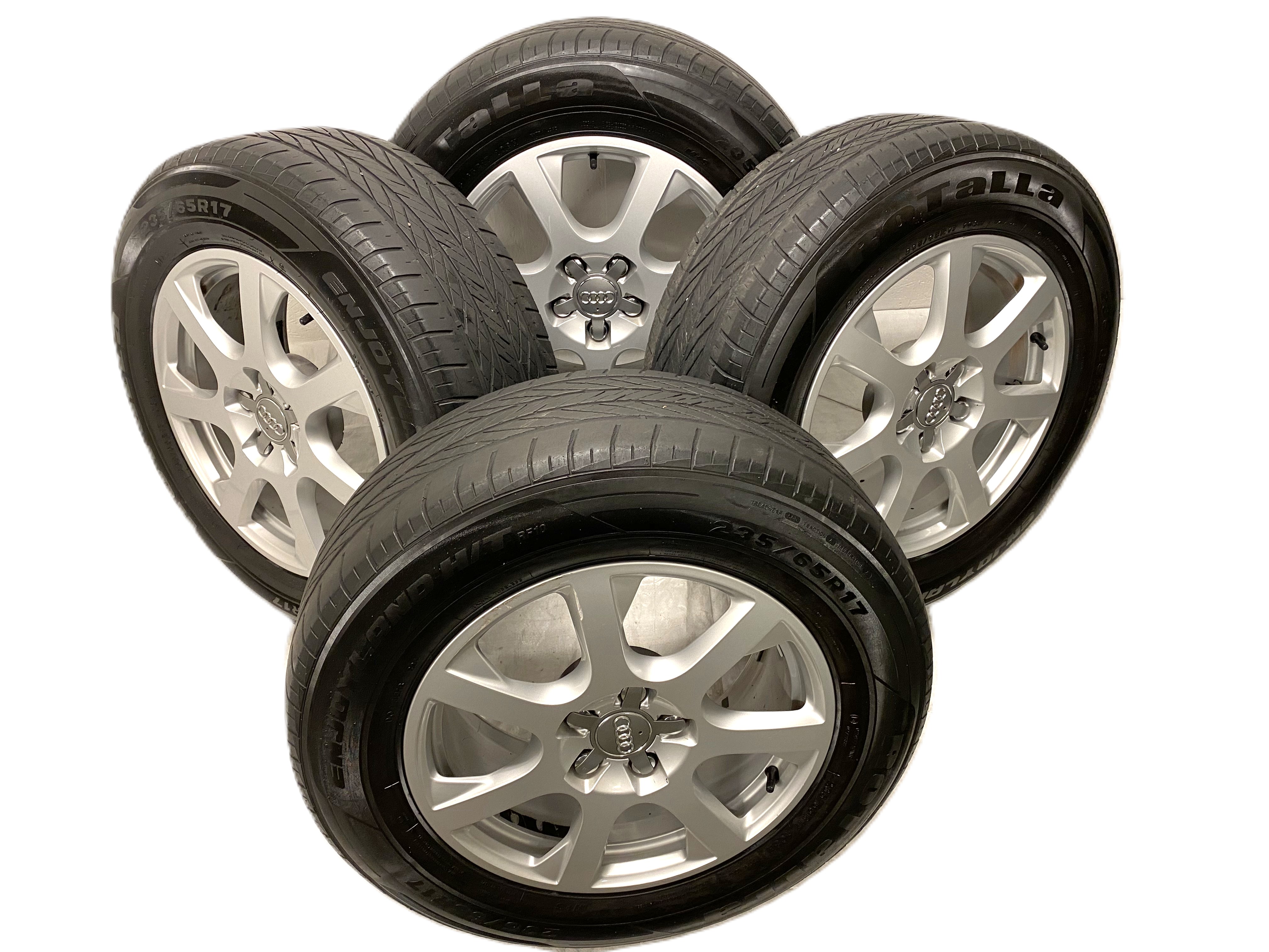 Kompletta Sommarhjul | AUDI Q5 Original 5x112 8x17 ET39 66.6 +  235/65 R17 108H Rotalla Enyoyland H/T | V01-2017 | 4|4|4|3 mm - 2