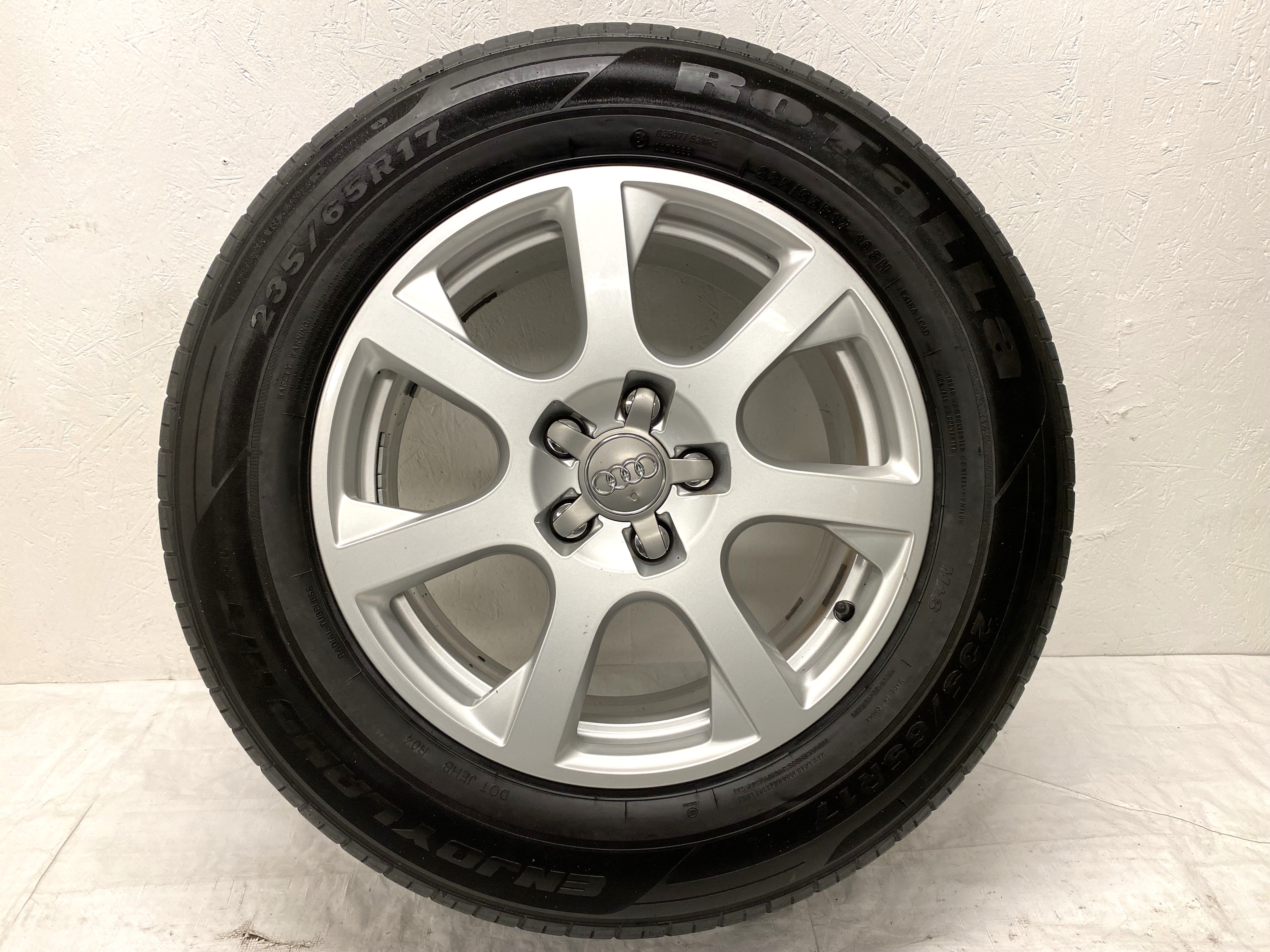 Kompletta Sommarhjul | AUDI Q5 Original 5x112 8x17 ET39 66.6 +  235/65 R17 108H Rotalla Enyoyland H/T | V01-2017 | 4|4|4|3 mm - 12
