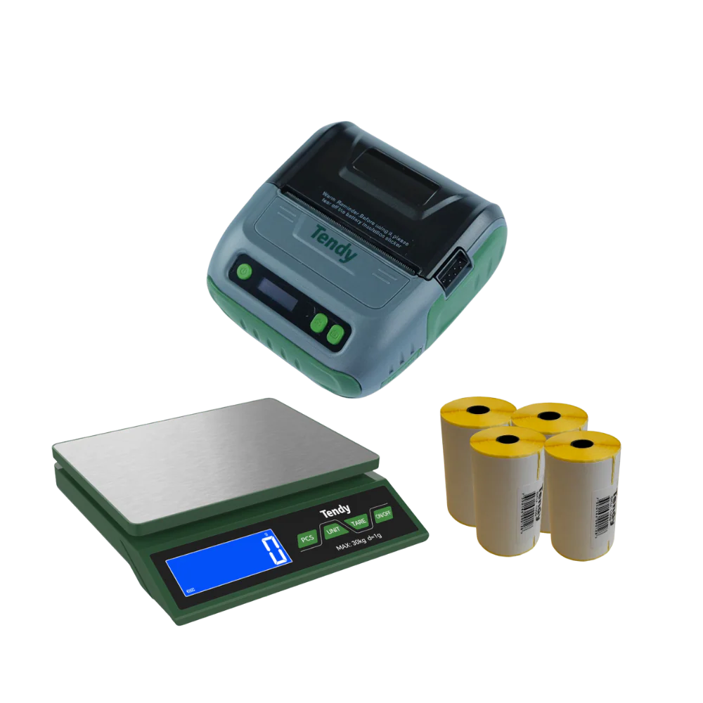 Tendy Starter Pack - Scriptor, Libra & 4 rolls of labels