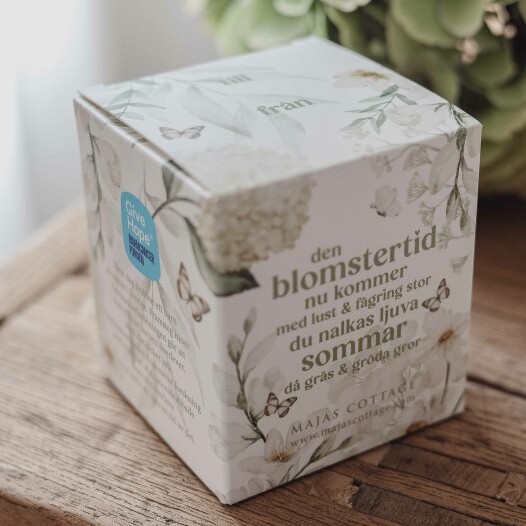 Lykta "Den blomstertid nu kommer" - Med Gåvobox - 3