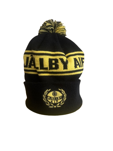 Mjällby AIF Mössa PomPom Svart