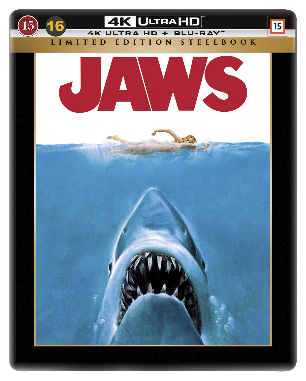 Jaws (Limited Edition Steelbook) (4K Ultra HD + Blu-ray)