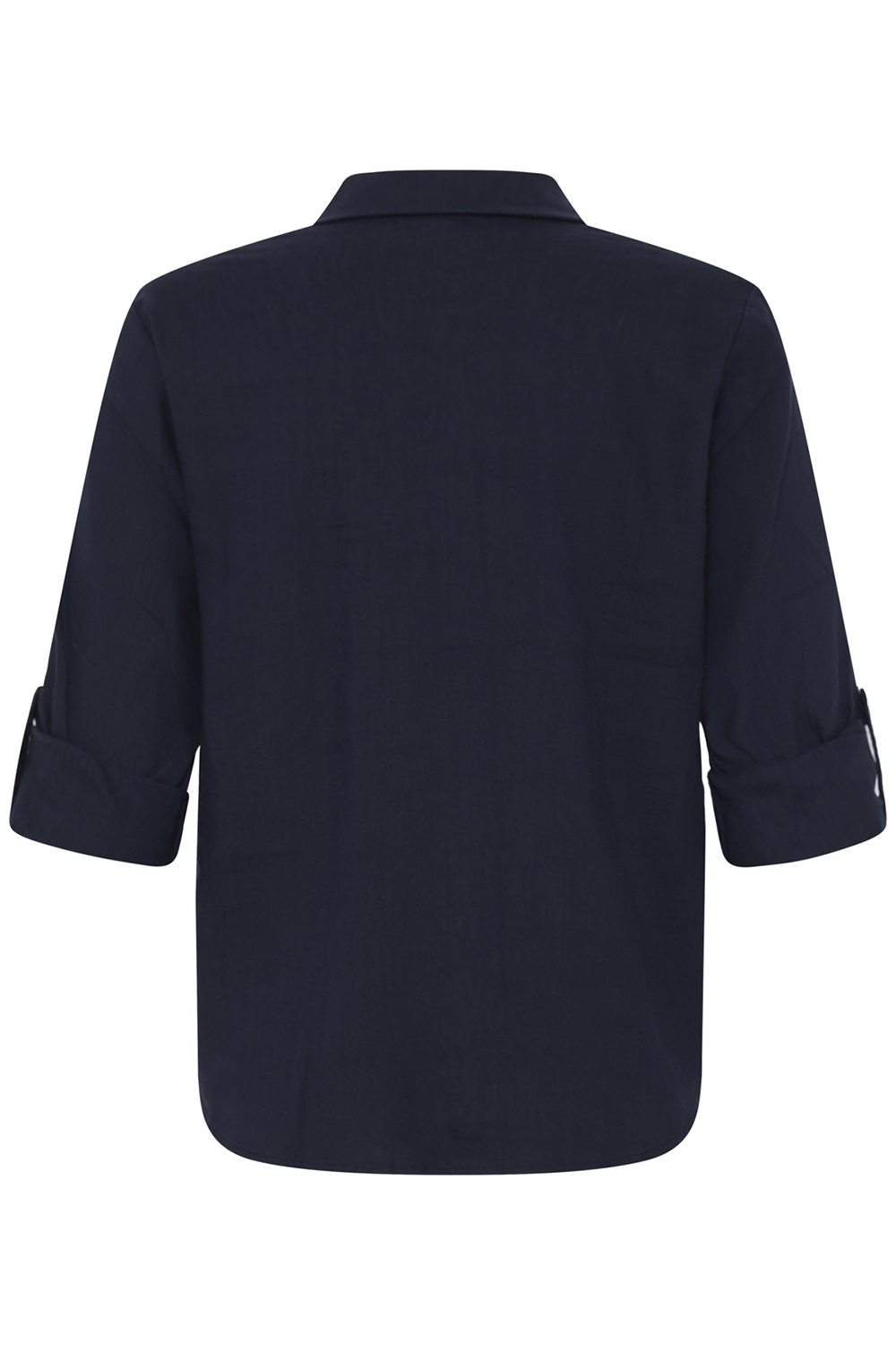 PZLUCA långärmad linneskjorta dark sapphire - 5