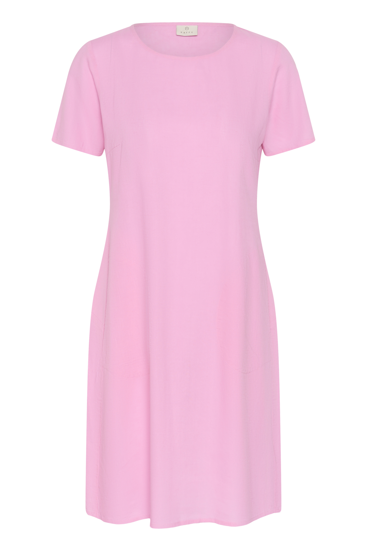KAmilia Linneklänning med fickor Pink frosting - 5