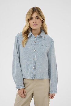 Cream Lucy Jacket Blue Denim