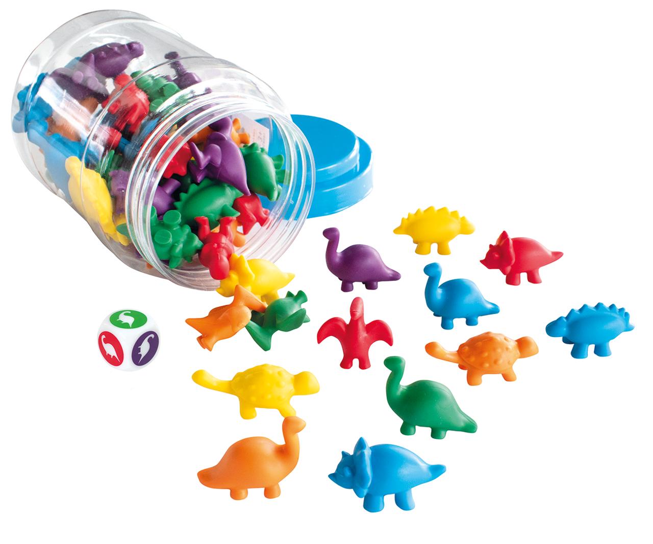 Räkna sortera Dinosaurier 60/fp