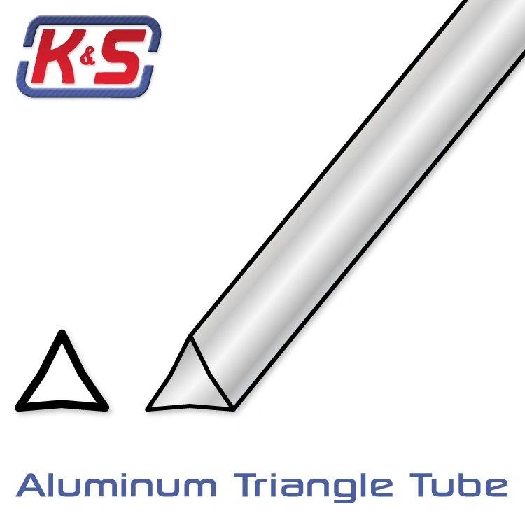 K&S Aluminiumrör Triangel 6.7x305mm (2)