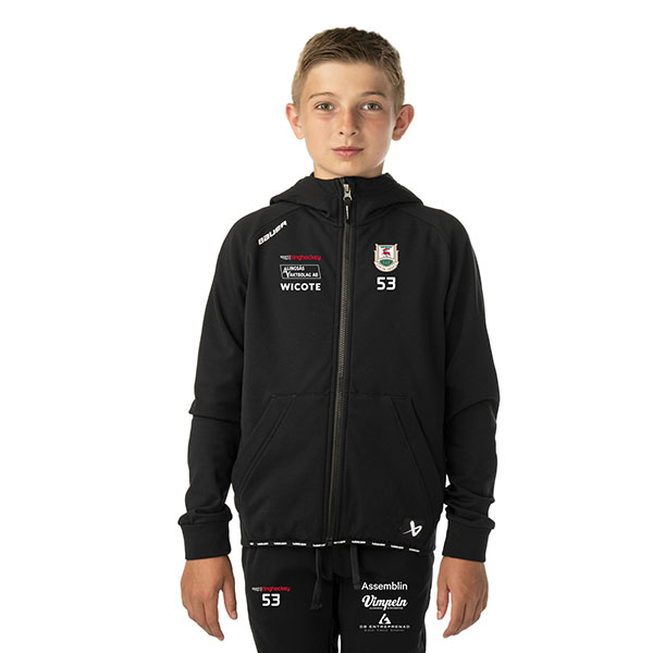 Bauer Team Fleece Zip Hoodie Jr S26 Sörhaga Alingsås Hockey