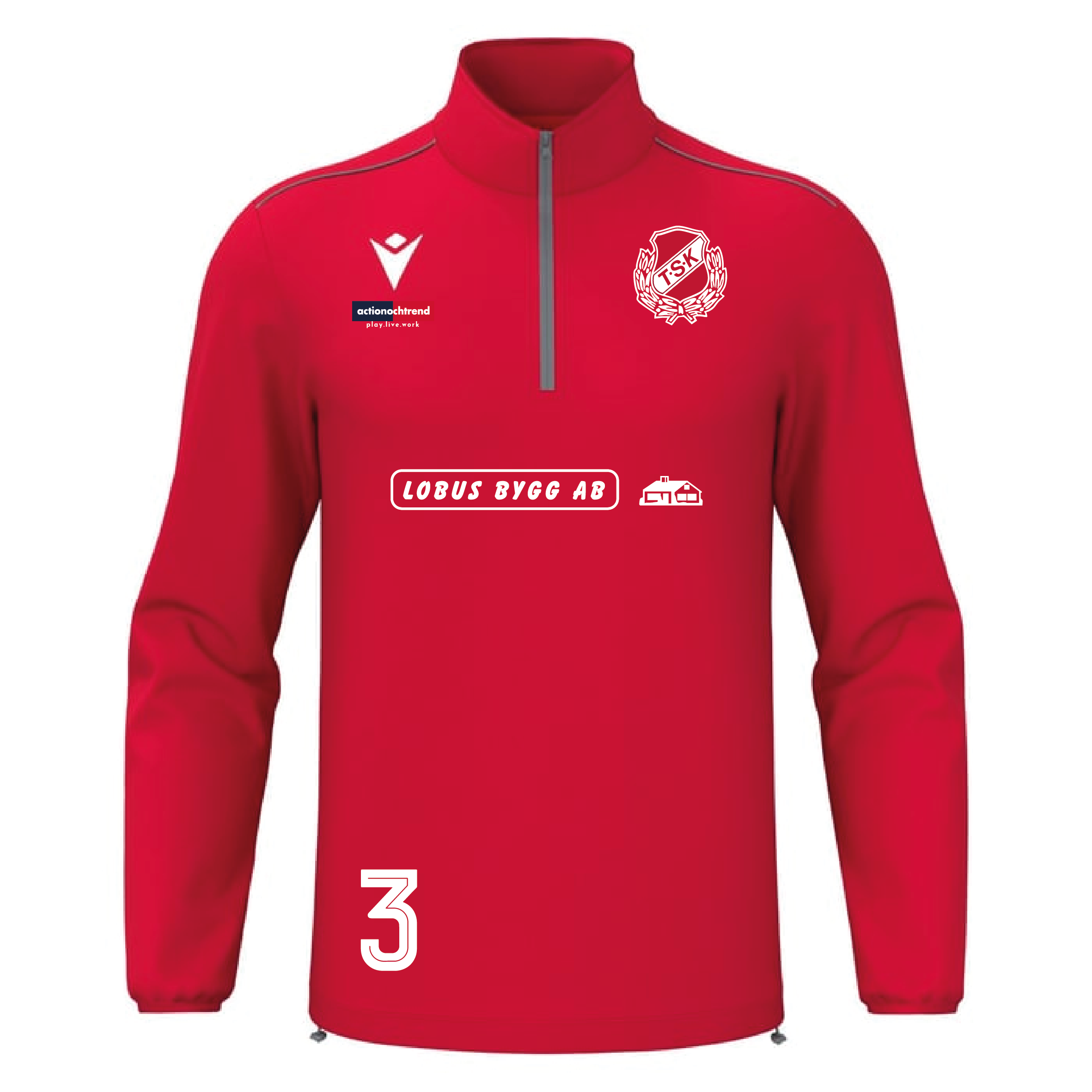 Macron Havel 1/4 zip USX (Teckomatorp SK)