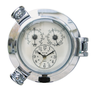 Klocka - Thermo & Hygrometer  ø 14cm