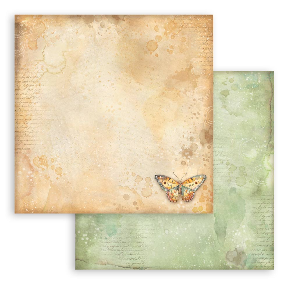 Stamperia - Daisy Art Background selection  - 10 olika dubbelsidiga ark 12x12 - 7