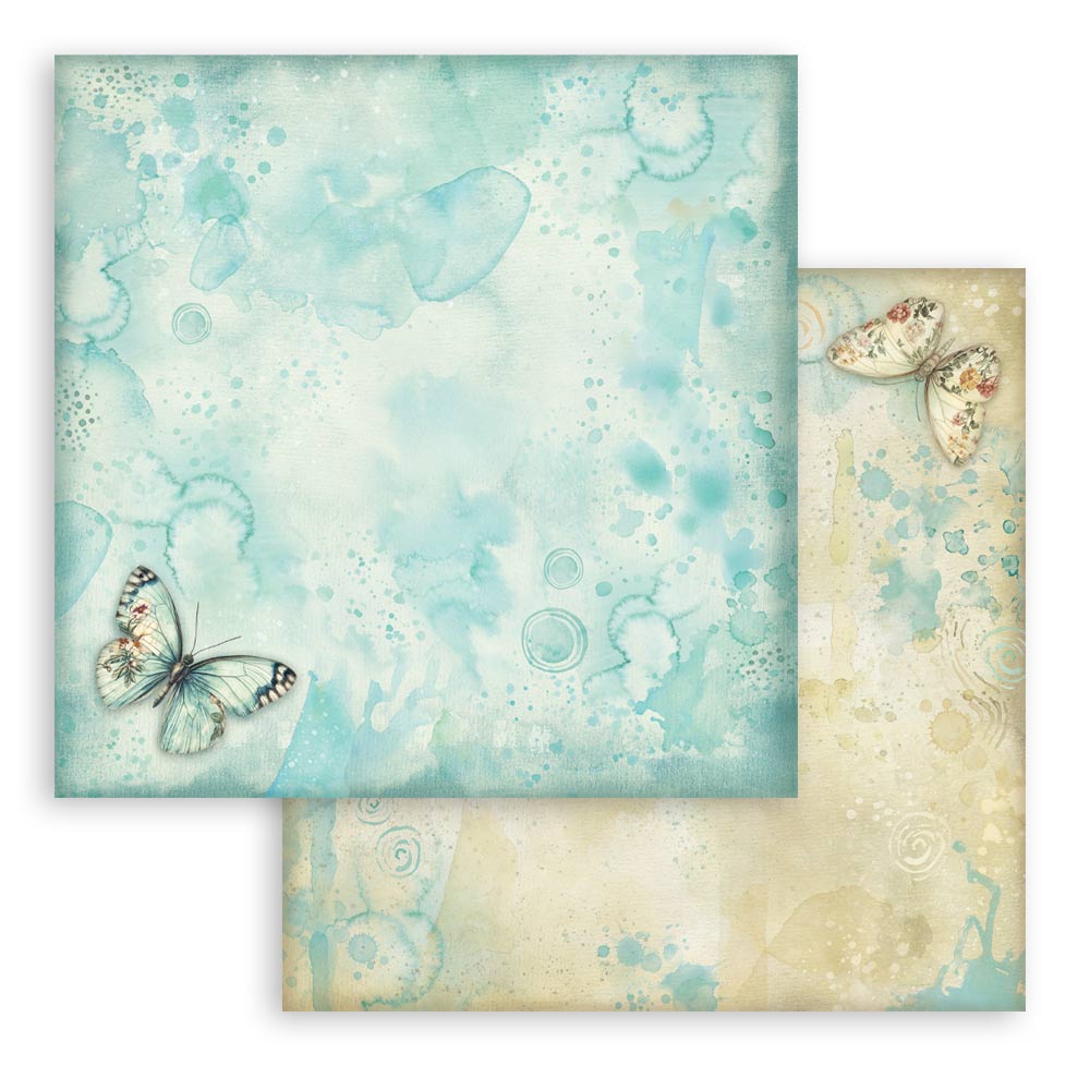 Stamperia - Daisy Art Background selection  - 10 olika dubbelsidiga ark 12x12 - 5